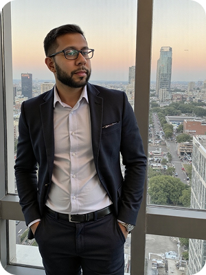 Professional AI-generated headshot example from Skyline Portrait collection showing modern city vibes for trendsetters - sample 3